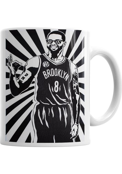 Brooklyn Nets Jeremy Lin Kupa Bardak Porselen