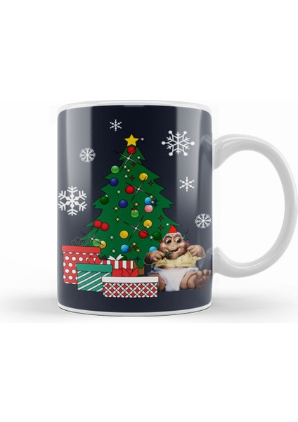 Baby Sincalir Around The Christmas Tree Dinosaurs Kupa Bardak Porselen