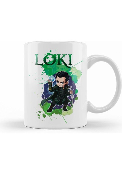 Marvel Loki Kupa Bardak Porselen