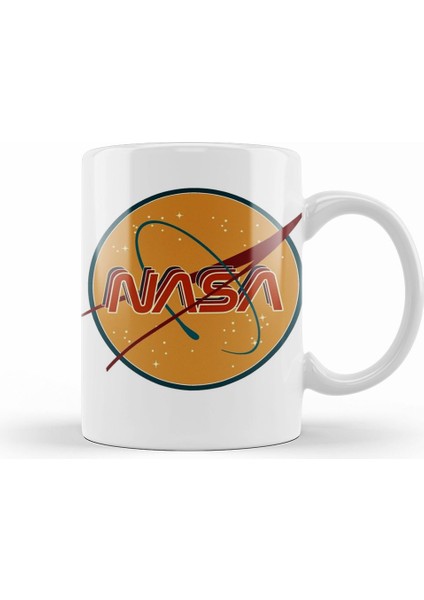 Nasa 70S Retro Kupa Bardak Porselen