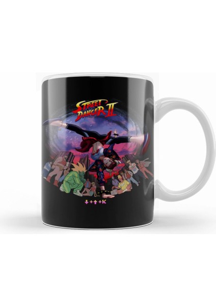 Street Fighter Street Dancer Kupa Bardak Porselen