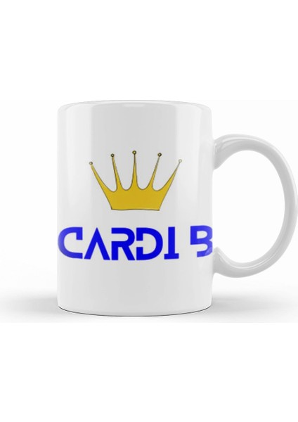 Queen Cardi B Gıft Art Kupa Bardak Porselen