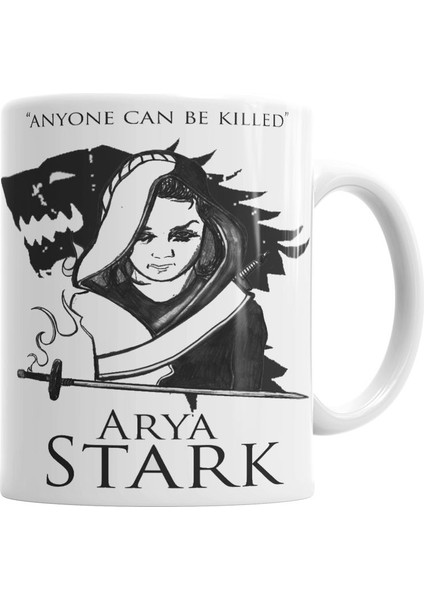 Arya Stark Kupa Bardak Porselen