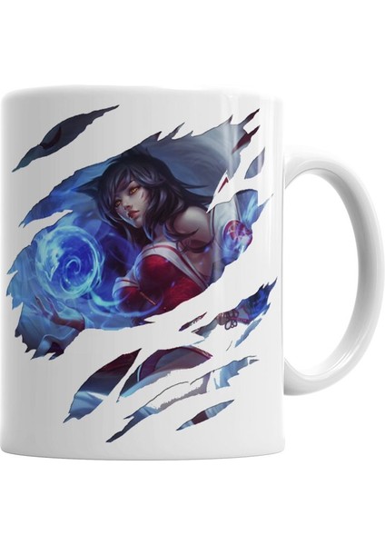 League Of Legends Ahri Kupa Bardak Porselen