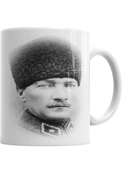 Mustafa Kemal Atatürk Kupa Bardak Porselen