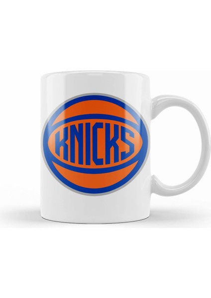 New York Knicks Logo Kupa Bardak Porselen