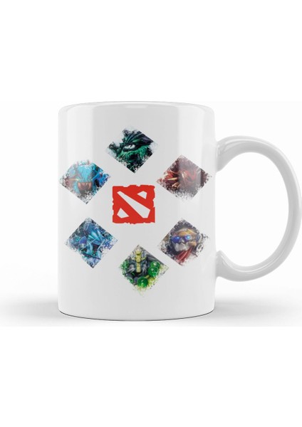 Herois Dota Kupa Bardak Porselen