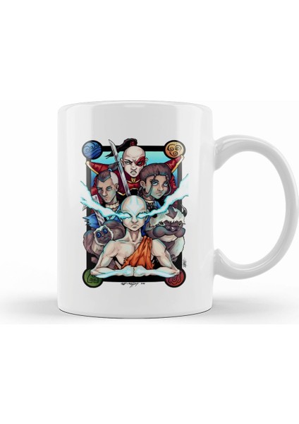Avatar The Last Airbender 01 Kupa Bardak Porselen