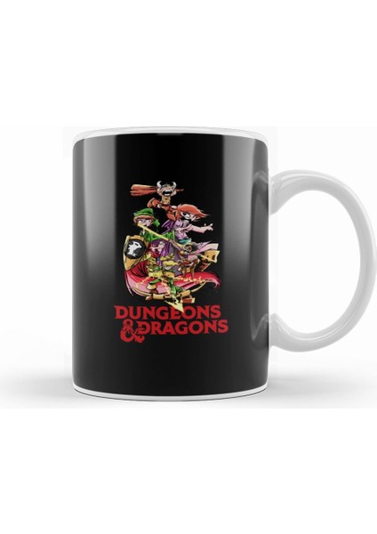 Dungeons And Dragons 01 Kupa Bardak Porselen