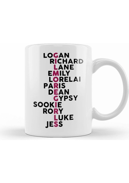 Gilmore Girls Kupa Bardak Porselen