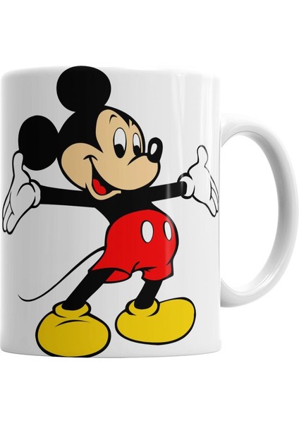 , Mickey Mouse Kupa Bardak Porselen