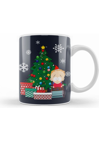 Timmy Around The Christmas Tree South Park Kupa Bardak Porselen