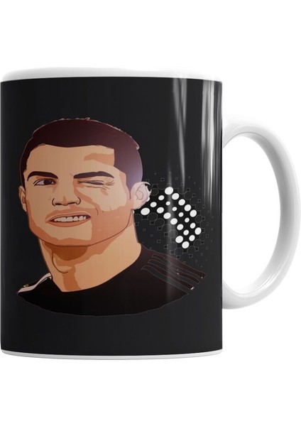 Cristiano Ronaldo Kupa Bardak Porselen