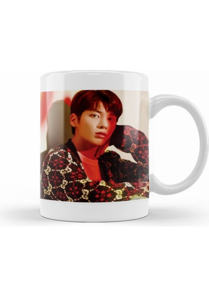 Txt Taehyun Cat & Dog Kupa Bardak Porselen