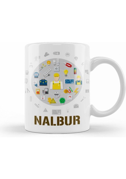 Nalbur Kupa Bardak Porselen