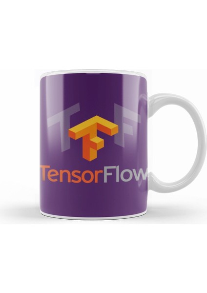 Tensorflow Logo Kupa Bardak Porselen