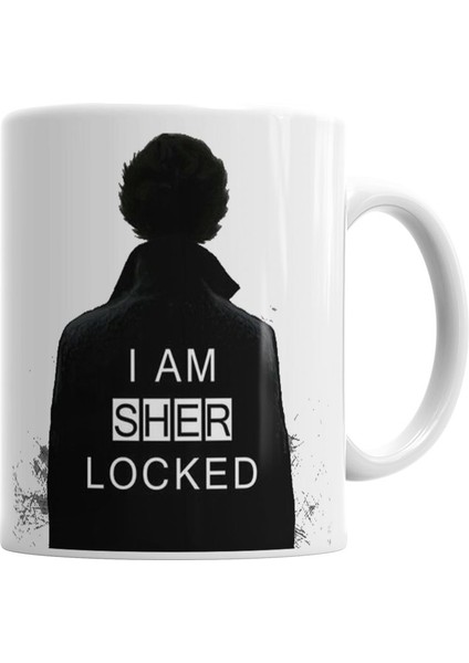 Sher Locked Sherlock Holmes Kupa Bardak Porselen