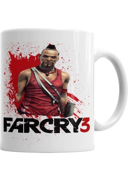 Far Cry 3 Vaas Kupa Bardak Porselen