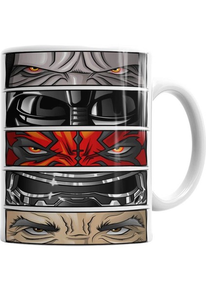 Star Wars Darth Vader Kylo Ren Kupa Bardak Porselen