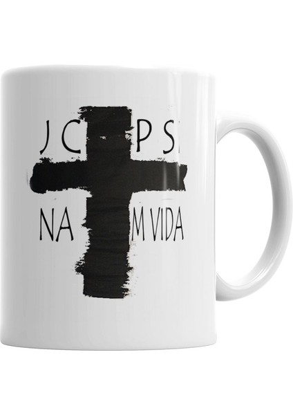 Gospel Jesus Na Mınha Vıda Kupa Bardak Porselen
