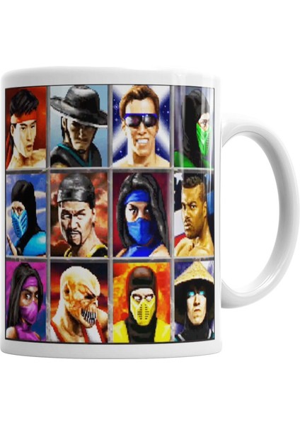 Mortal Kombat Kupa Bardak Porselen