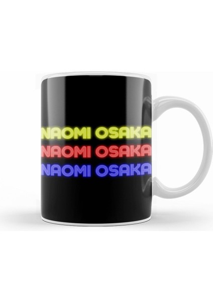 Naomı Osaka I Love Tennis Kupa Bardak Porselen