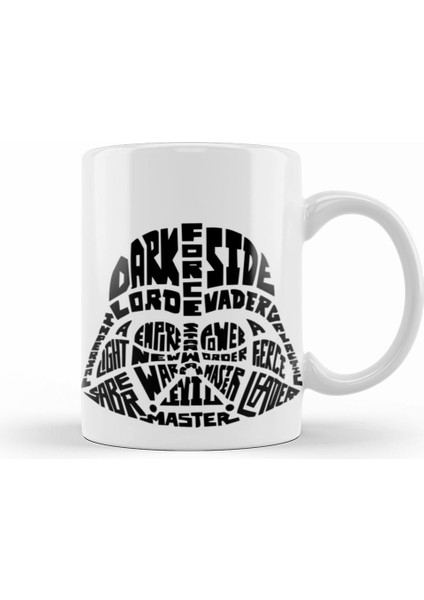 Star Wars Typography Kupa Bardak Porselen