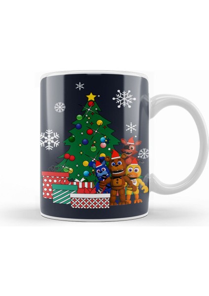 Five Nights At Freddy's Retro Japanese Kupa Bardak Porselen