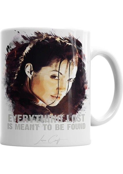 Lara Croft Tomb Raider Angelina Jolie Kupa Bardak Porselen