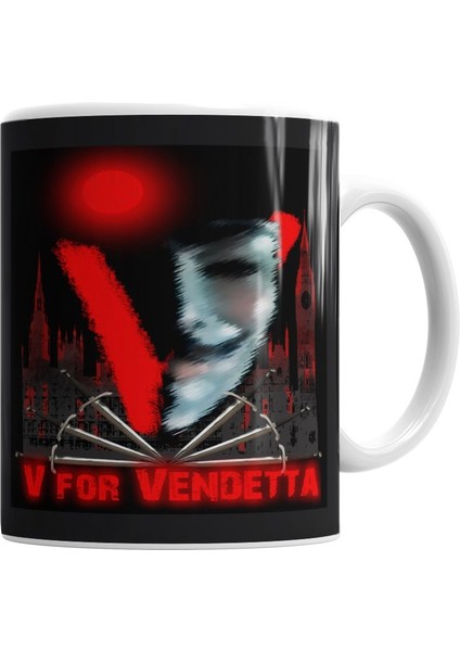 Vendetta Kupa Bardak Porselen