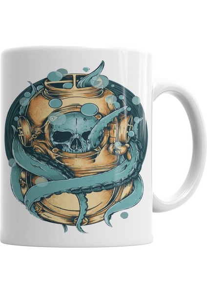 Leagues Under The Sea Kupa Bardak Porselen