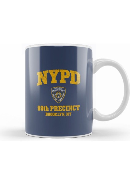 99TH Precinct Brooklyn Ny 04 Kupa Bardak Porselen