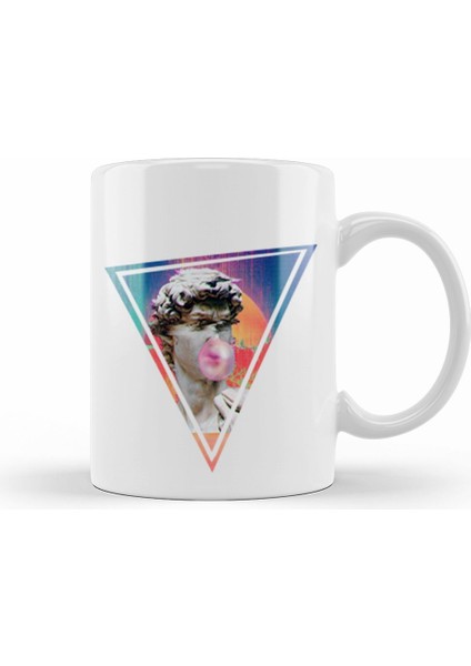 Vaporwave Kupa Bardak Porselen