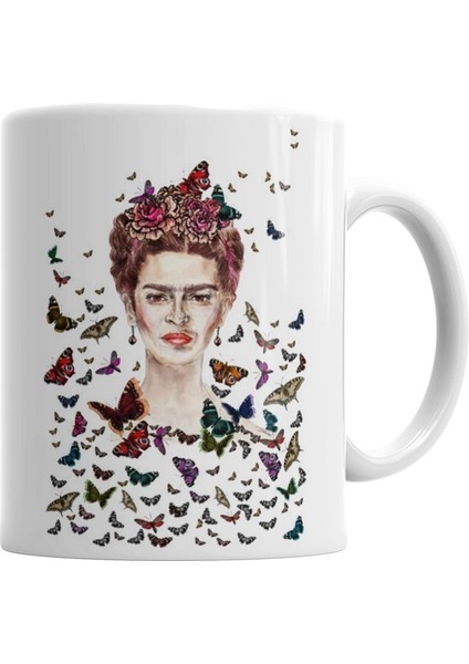 Frida Kahlo 8 Kupa Bardak Porselen