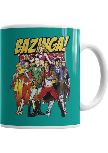 Camiseta The Big Bang Theory Bazinga Kupa Bardak Porselen
