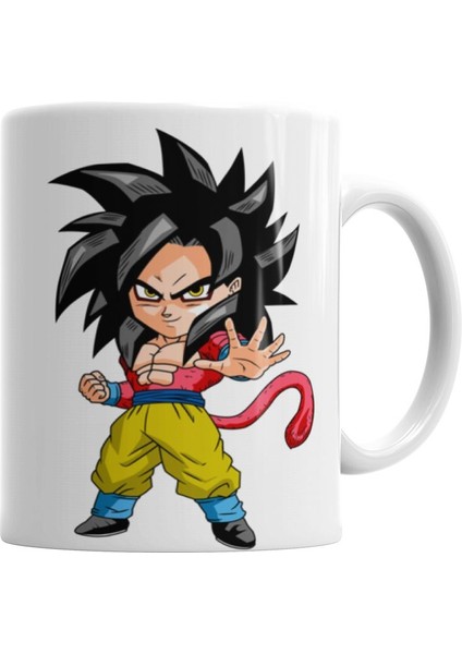 Minigoku Super Sayajin Kupa Bardak Porselen