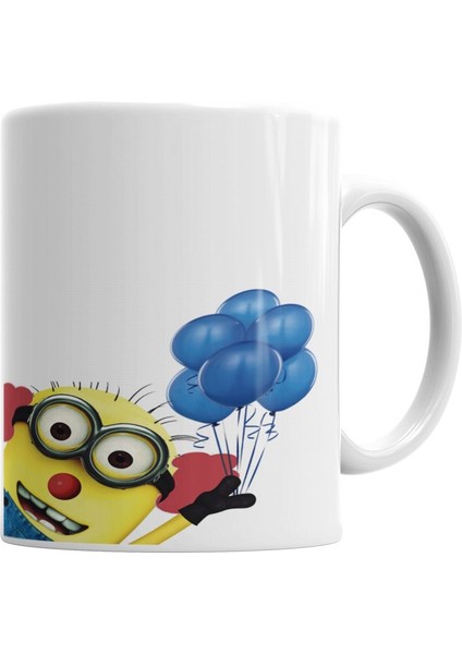Minions Palhaço Kupa Bardak Porselen