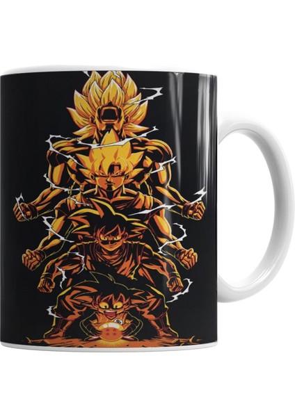 A Melhor Estampa Do Goku Kupa Bardak Porselen