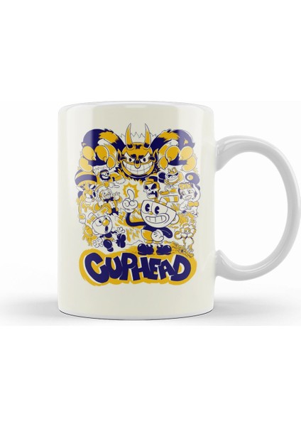 Cuphead 07 Kupa Bardak Porselen