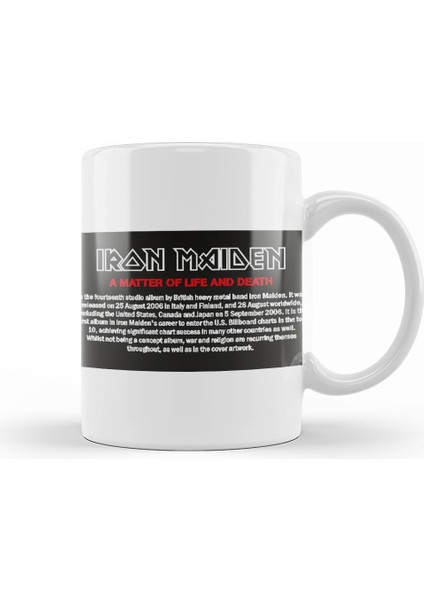Iron Maiden A Matter Of Life And Death 01 Kupa Bardak Porselen