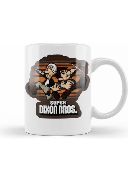The Walking Dead Super Dixon Bros Kupa Bardak Porselen