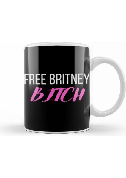 Free Britney 2022 Kupa Bardak Porselen