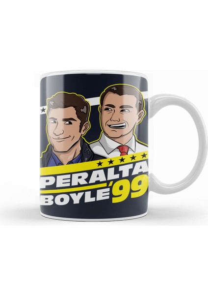Peralta Boyle 99 Brooklyn 99 Kupa Bardak Porselen