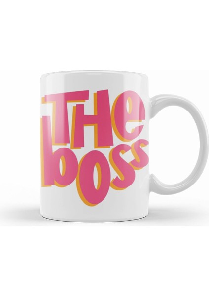 The Boss Kupa Bardak Porselen