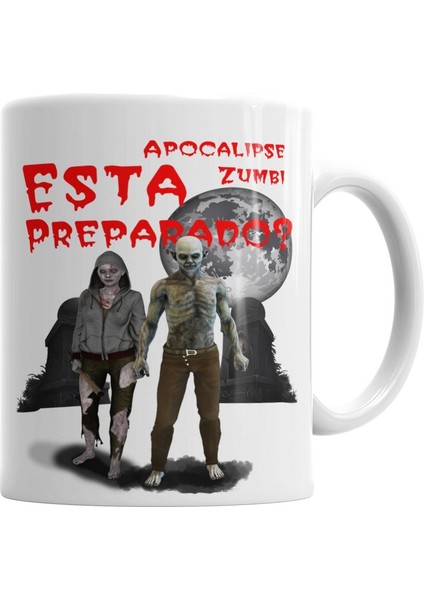 Apocalipse Zumbi Kupa Bardak Porselen