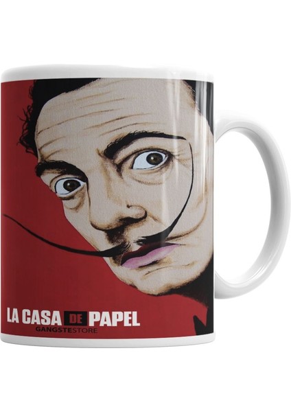 La Casa De Papel 04 Kupa Bardak Porselen