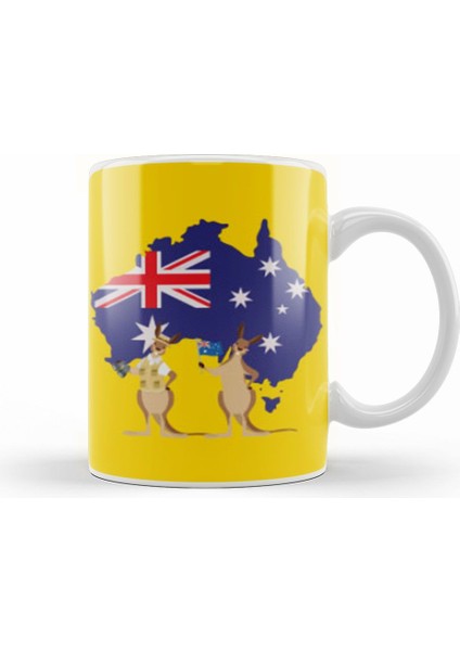 Funny Australia Kupa Bardak Porselen