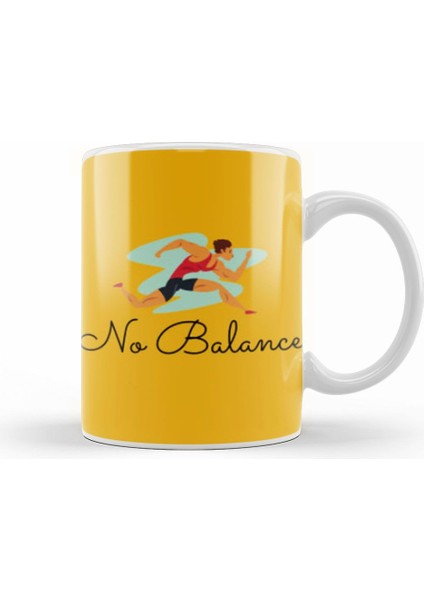 Funnytee No Balance Kupa Bardak Porselen