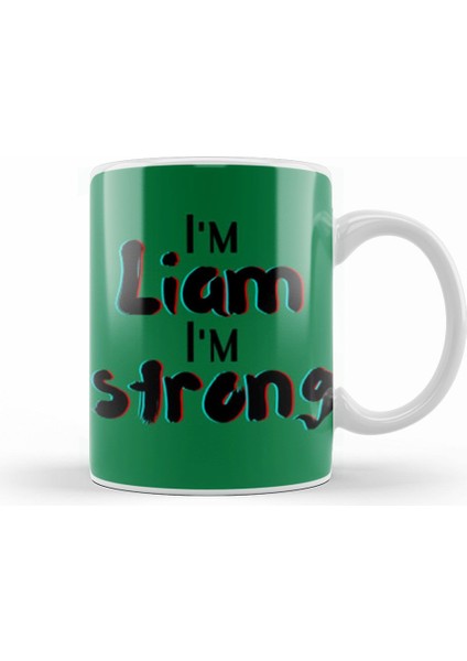Liam Name Custom Design Gift Baby Gift For Him Kupa Bardak Porselen
