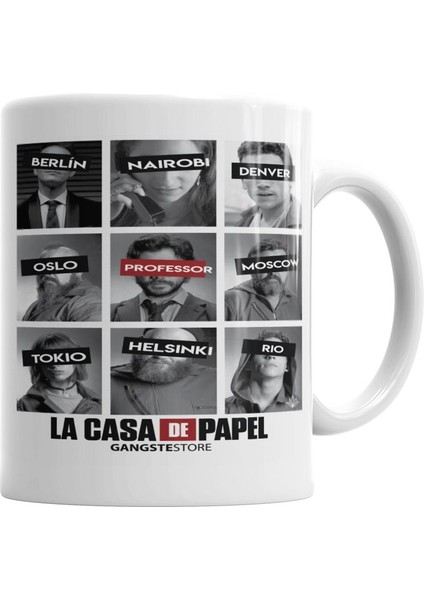 La Casa De Papel - 001 Kupa Bardak Porselen